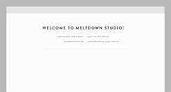 Desktop Screenshot of meltdownstudio.com